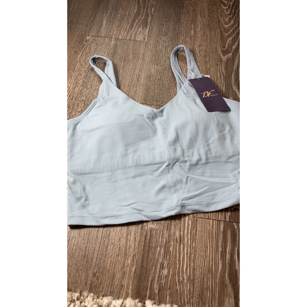 Dragon Fit Sports Bra Sky Blue New with Tag